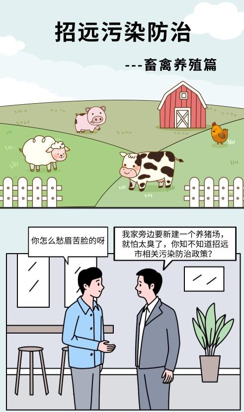 【漫画解读】招远污染防治——畜禽养殖篇
